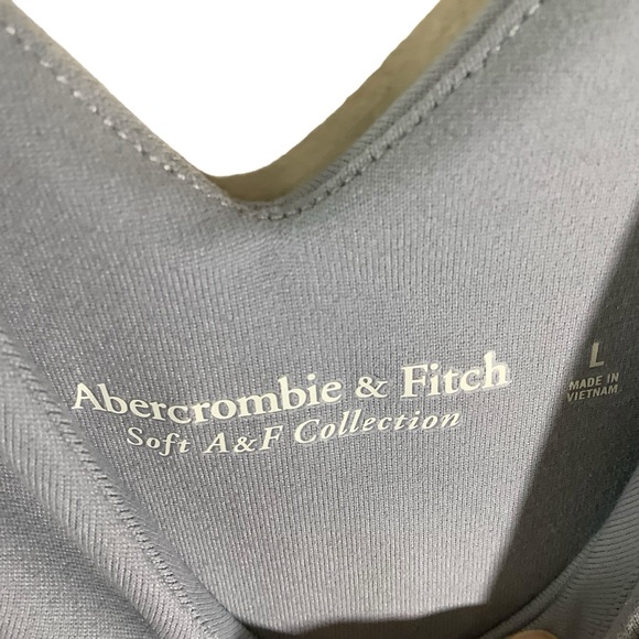 Abercrombie & Fitch Bodysuit Soft AF Light Blue Seamless - Picture 3 of 8